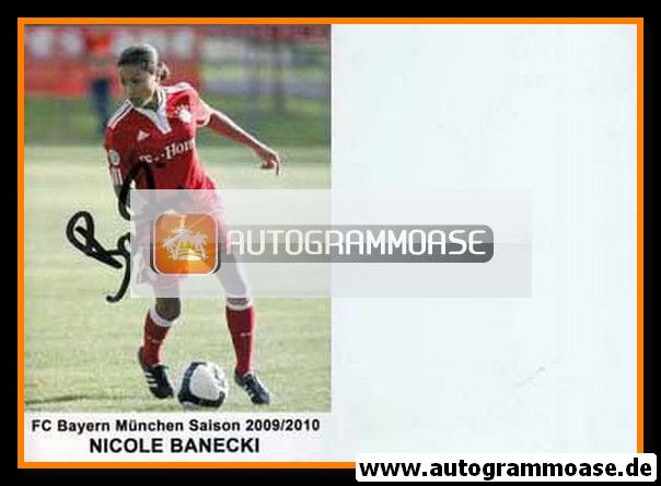 Autogramm Fussball (D) | FC Bayern München | 2009 | Nicole BANECKI