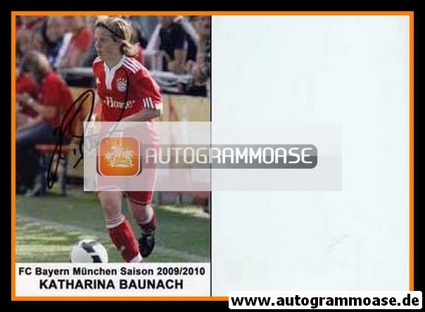 Autogramm Fussball (D) | FC Bayern München | 2009 | Katharina BAUNACH