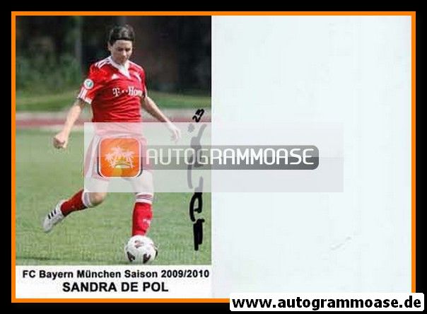 Autogramm Fussball (D) | FC Bayern München | 2009 | Sandra DE POL