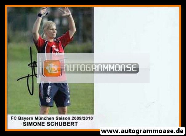 Autogramm Fussball (D) | FC Bayern München | 2009 | Simone SCHUBERT