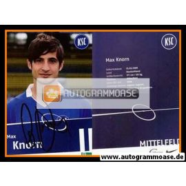 Autogramm Fussball | Karlsruher SC II | 2009 | Max KNORN