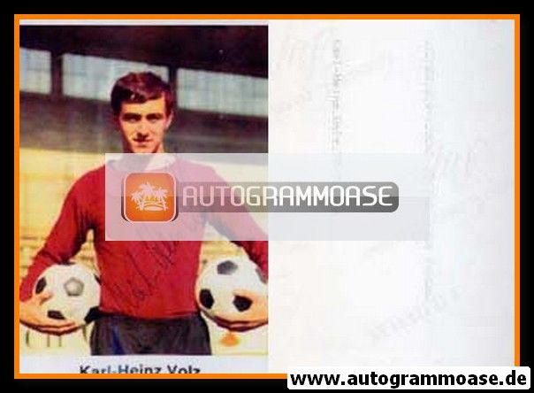 Autogramm Fussball | Kickers Offenbach | 1960er Foto | Karl-Heinz VOLZ (Portrait Color)