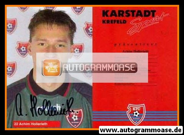 Autogramm Fussball | KFC Uerdingen 05 | 1996 | Achim HOLLERIETH