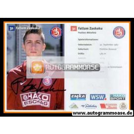 Autogramm Fussball | Wuppertaler SV | 2006 | Fatlum ZASKOKU