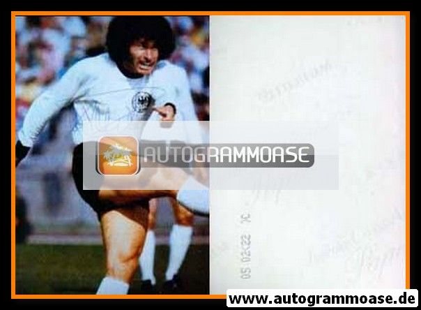 Autogramm Fussball | DFB | 1970er Foto | Paul BREITNER (Schuss Color)