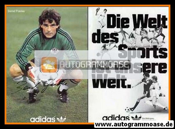 Autogramm Fussball | DFB | 1982 Adidas | Bernd FRANKE (Welt Des Sports)