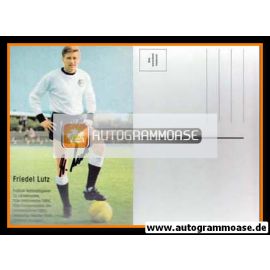 Autogramm Fussball | DFB | 1960er Retro | Friedel LUTZ (Color mit Ball)