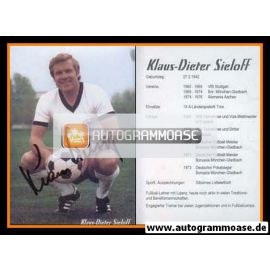 Autogramm Fussball | DFB | 1960er Retro | Klaus-Dieter SIELOFF (Portrait Color) 2