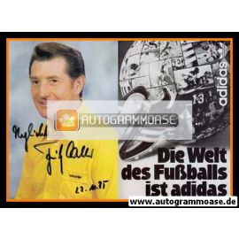Autogramm Fussball | 1980er Adidas | Fritz WALTER ("Welt Des Fussballs")
