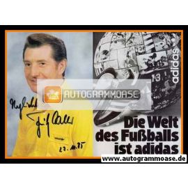 Autogramm Fussball | 1980er Adidas | Fritz WALTER (Portrait Color WdF)