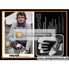 Autogramm Fussball | 1980er Reusch | Rudi WIMMER (Karlsruher SC)