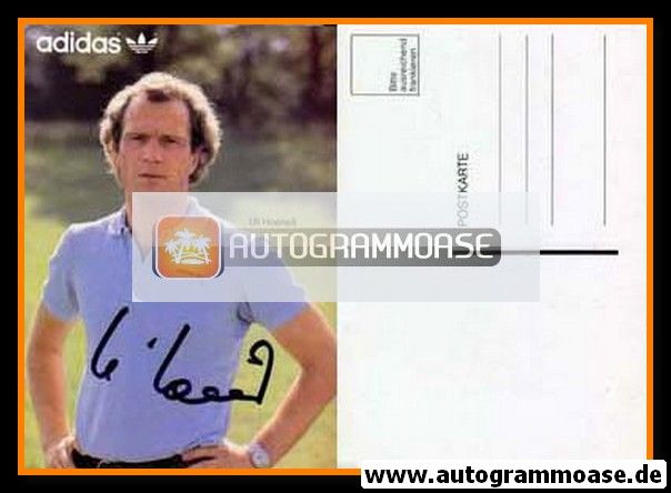 Autogramm Fussball | 1980er Adidas | Uli HOENESS