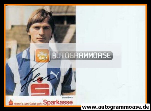 Autogramm Fussball | Hertha BSC Berlin | 1983 | Bernd BECK