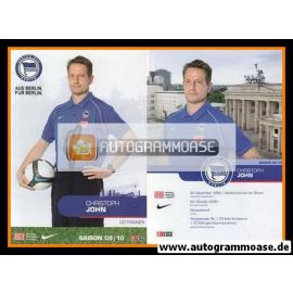 Autogramm Fussball | Hertha BSC Berlin | 2009 | Christoph JOHN