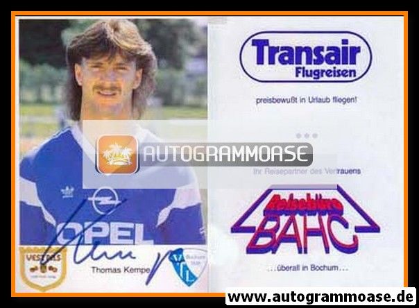 Autogramm Fussball | VfL Bochum | 1987 | Thomas KEMPE