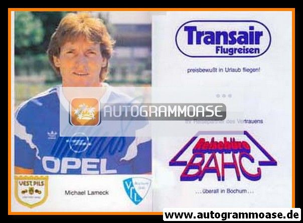 Autogramm Fussball | VfL Bochum | 1987 | Michael LAMECK