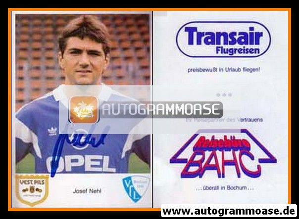 Autogramm Fussball | VfL Bochum | 1987 | Josef NEHL