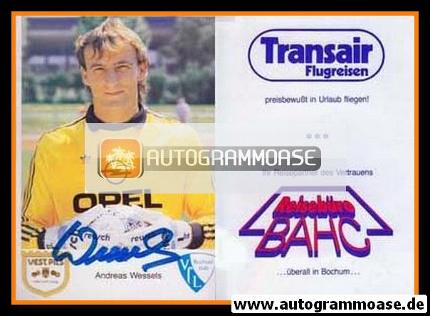 Autogramm Fussball | VfL Bochum | 1987 | Andreas WESSELS