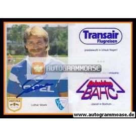 Autogramm Fussball | VfL Bochum | 1987 | Lothar WOELK