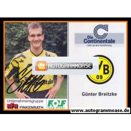 Autogramm Fussball | Borussia Dortmund | 1991 Portrait | G&uuml;nter BREITZKE