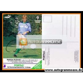 Autogramm Fussball | SV Werder Bremen | 1987 | Matthias RULÄNDER