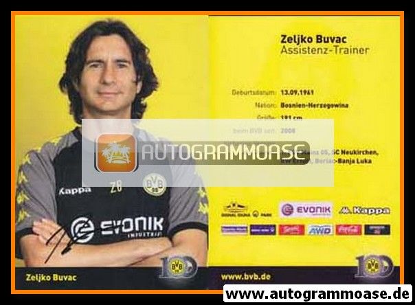 Autogramm Fussball | Borussia Dortmund | 2009 | Zeljko BUVAC