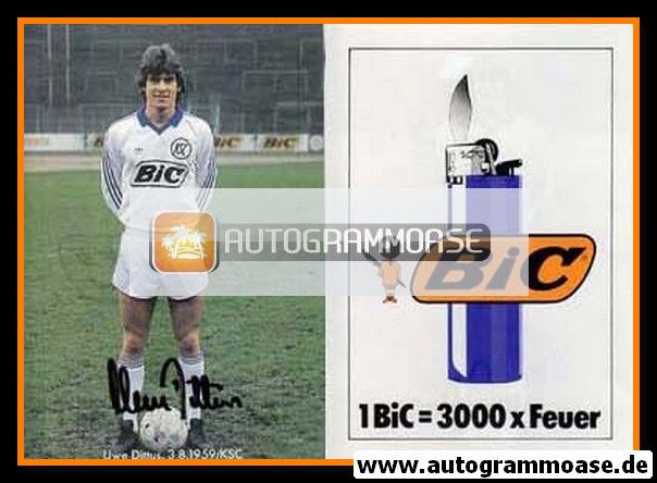 Autogramm Fussball | Karlsruher SC | 1981 | Uwe DITTUS