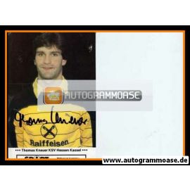 Autogramm Fussball | KSV Hessen Kassel | 1980er | Thomas KNEUER (Raiffeisen)