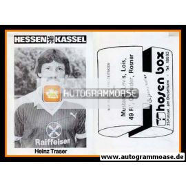 Autogramm Fussball | KSV Hessen Kassel | 1981 | Heinz TRASER 