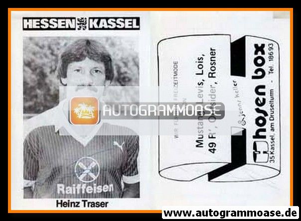 Autogramm Fussball | KSV Hessen Kassel | 1981 | Heinz TRASER 