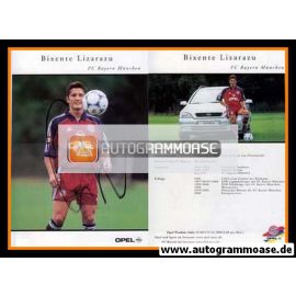 Autogramm Fussball | FC Bayern München | 2000 | Bixente LIZARAZU
