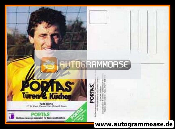 Autogramm Fussball | 1980er Portas | Udo BÖHS