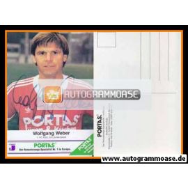 Autogramm Fussball | 1980er Portas | Wolfgang WEBER (Portrait Color)