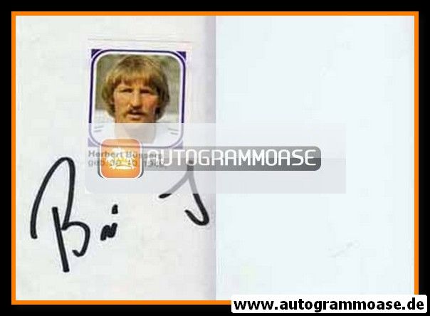 Autograph Fussball | Herbert BÜSSERS (SB 1970er)