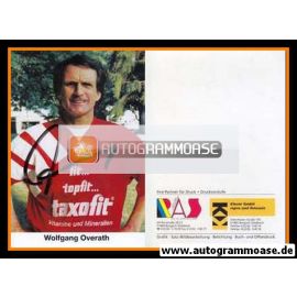 Autogramm Fussball | 2000er | Wolfgang OVERATH (Portrait Color) Taxofit