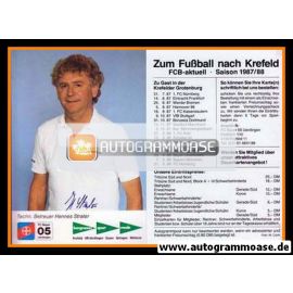 Autogramm Fussball | KFC Uerdingen 05 | 1987 | Hennes STRATER