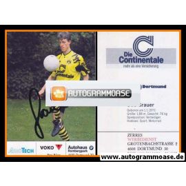 Autogramm Fussball | Borussia Dortmund | 1991 Ball | Uwe GRAUER