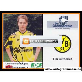 Autogramm Fussball | Borussia Dortmund | 1991 Portrait | Tim GUTBERLET