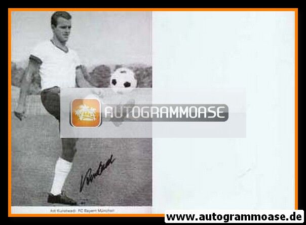 Autogramm Fussball | FC Bayern München | 1960er Retro | Adi KUNSTWADL (Training SW)