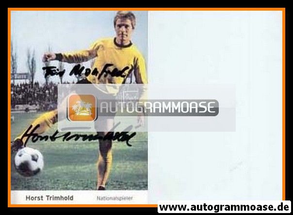 Autogramm Fussball | Borussia Dortmund | 1960er Retro | Horst TRIMHOLD