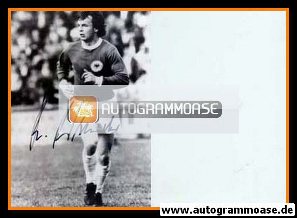 Autogramm Fussball | DFB | 1973 Foto | Klaus WUNDER (Spielszene SW)