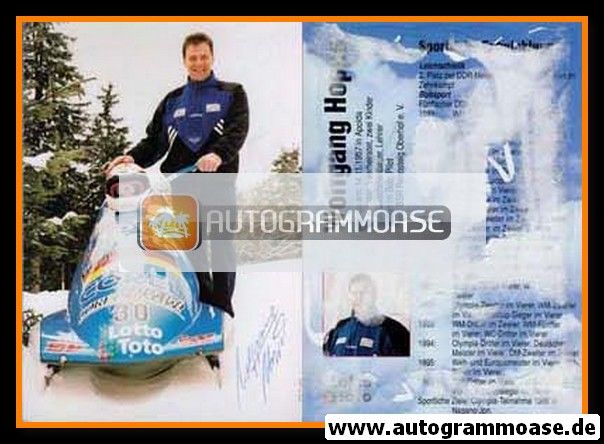Autogramm Bob | Wolfgang HOPPE | 1990 (Portrait Color Lotto 1) OS-Gold