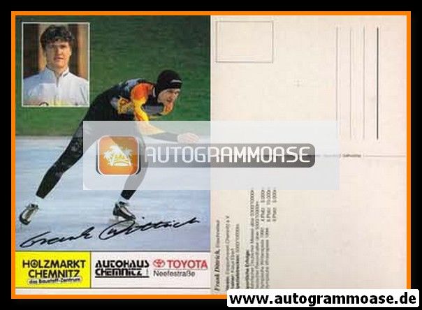 Autogramm Eisschnelllauf | Frank DITTRICH | 1990er (Collage)