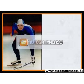 Autogramm Eisschnelllauf | Thomas KUMM | 1990er Foto (Rennstart Color)