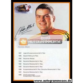 Autogramm Rodeln | Karsten ALBERT | 1990er (Adidas / Justus)