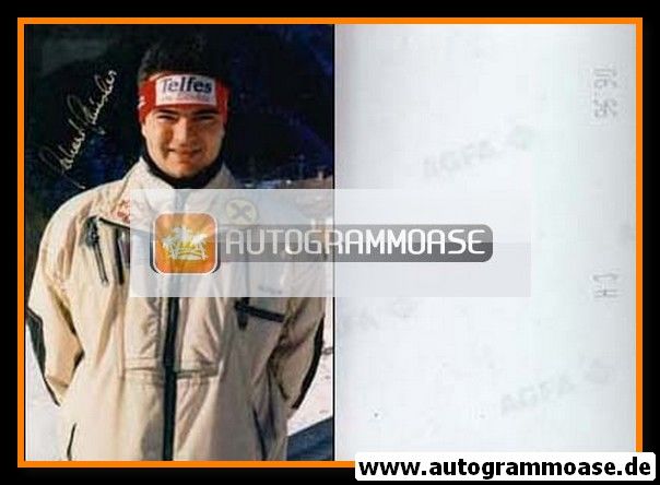 Autogramm Rodeln | Gerhard GLEIRSCHER | 1990er Foto (Portrait Color)