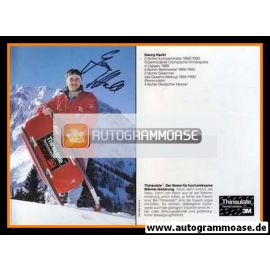 Autogramm Rodeln | Georg HACKL | 1990er (Portrait Color Thinsulate) OS-Gold