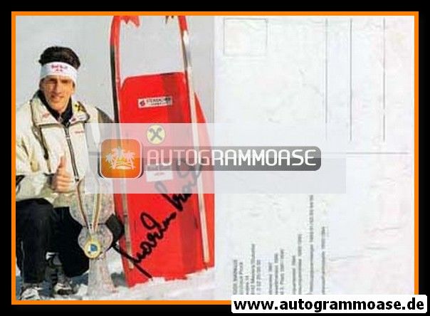 Autogramm Rodeln | Markus PROCK | 1990er (Portrait Color)