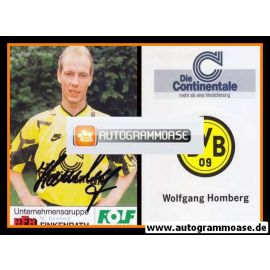 Autogramm Fussball | Borussia Dortmund | 1991 Portrait | Wolfgang HOMBERG