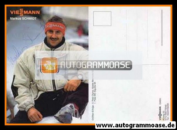 Autogramm Rodeln | Markus SCHMIDT | 1990er (Viessmann)